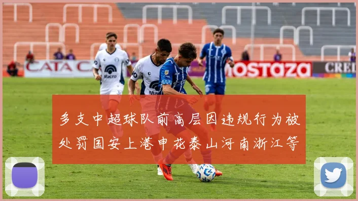 多支中超球队前高层因违规行为被处罚国安上港申花泰山河南浙江等队受影响